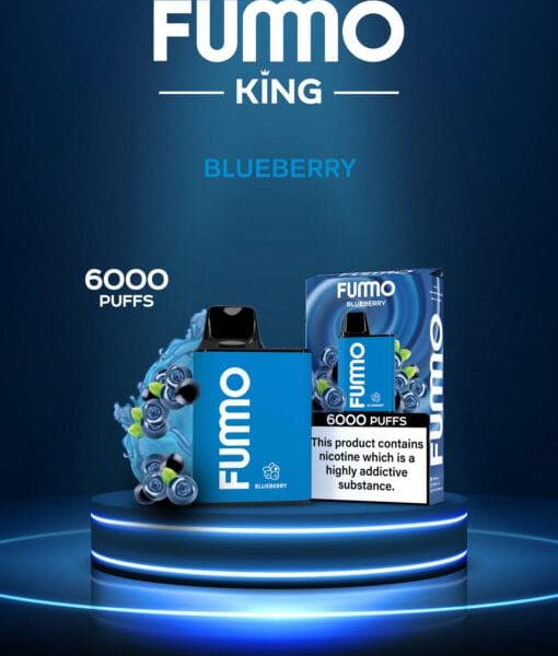 fumo, disposable, vape, 6000puffs, blueberry