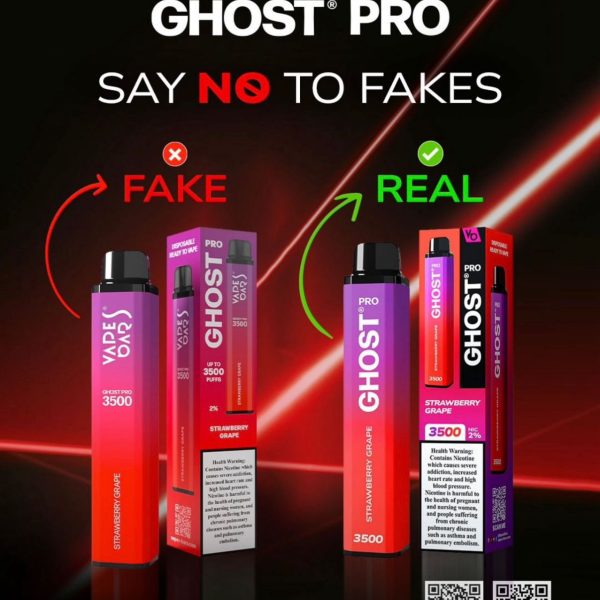 GHOST PRO 3500 PUFFS 2% NIC DISPOSABLE VAPE