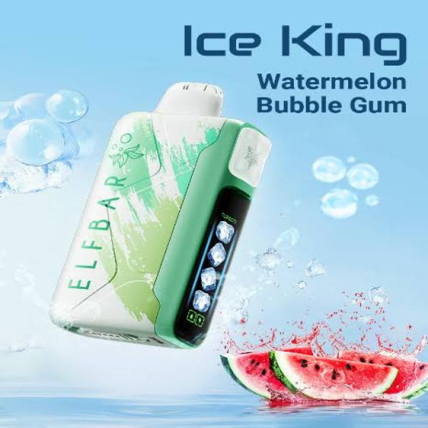 Elfbar-Ice-King-30k-Watermelom-Bubblegum Elfbar-Ice-King-30k-Watermelom-Bubblegum