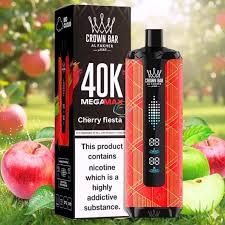 Al-Fakher-Crown-Bar-Mega-Max-40000-Puffs-Disposable-Vape-cherry-festa