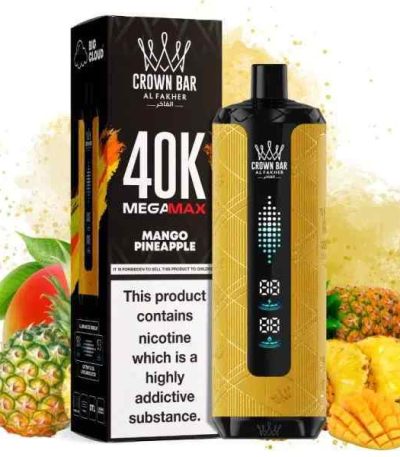Al-Fakher-Crown-Bar-Mega-Max-40000-Puffs-Disposable-Vape-mango-pineapple