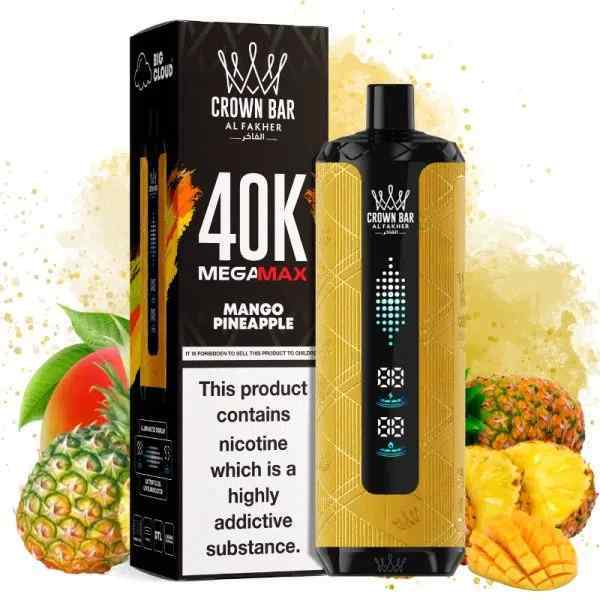 Al-Fakher-Crown-Bar-Mega-Max-40000-Puffs-Disposable-Vape-mango-pineapple
